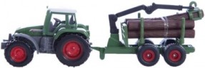 SIKU SIKU 1645 Traktor mit Forstanhanger Трактор SIKU 1645 с лесным прицепом