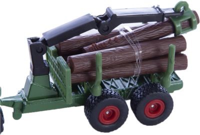 SIKU SIKU 1645 Traktor mit Forstanhanger Трактор SIKU 1645 с лесным прицепом