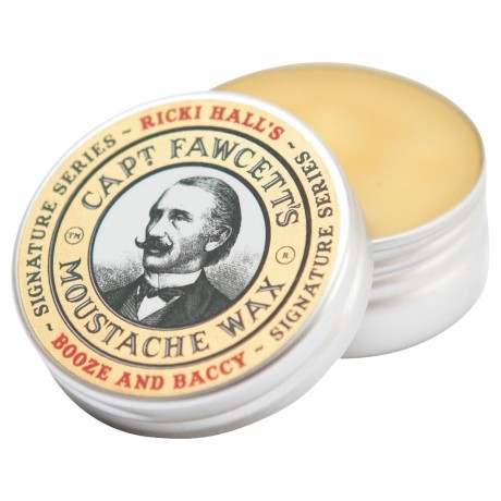 Captain Fawcett's Ricki Hall#x27;s Booze & Baccy Moustache Wax Воск для усов Ricki Hall#x27;s Booze & Baccy