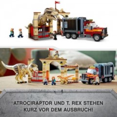 LEGO LEGO Jurassic World 76948 T. Rex  Atrociraptor: Dinosaurier-Ausbruch LEGO Jurassic World 76948 T. Rex Atrociraptor: Побег динозавра