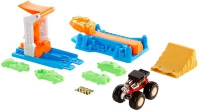 Mattel Hot Wheels Monster Trucks Startrampen-Crash Авария на стартовой площадке Hot Wheels Monster Trucks