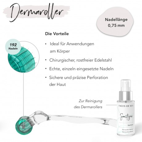FACES OF FEY Microneedlingset Basic Hyaluron 0,75mm Набор для микронидлинга Basic Hyaluron 0,75 мм