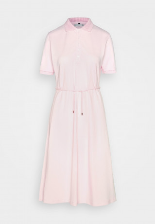 Tommy Hilfiger OPENWORK  Shirt dress pastel pink АЖУР Платье-рубашка пастельно-розовый