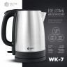Balter Balter Wasserkocher WK-7, 1,7 Liter, Edelstahl, 2200 Watt, kabellos, Teekocher Чайник Balter WK-7, 1,7 л, нержавеющая сталь, 2200 Вт, беспроводной, чайник