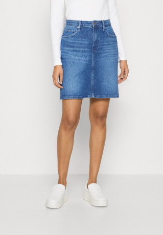 Tommy Hilfiger STRAIGHT SKIRT  Denim skirt suki ПРЯМАЯ ЮБКА Джинсовая юбка суки