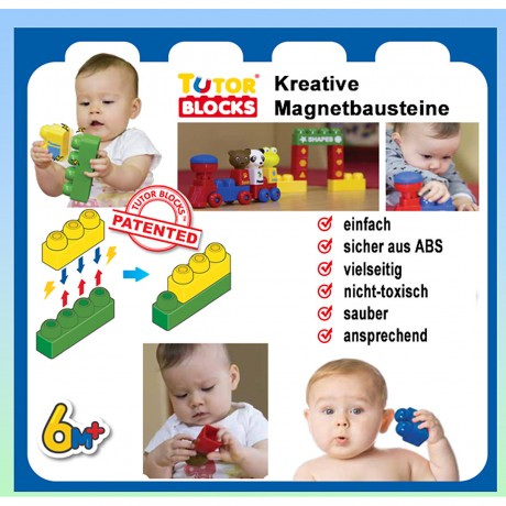 Tutor Blocks Meine ersten Magnetbausteine ABC-Truck Мой первый магнитный конструктор ABC Truck