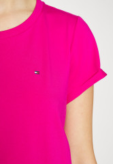 Tommy Hilfiger SHORT SLEEVE SET Pyjamas eccentric magenta/pink КОМПЛЕКТ С КОРОТКИМ РУКАВОМ Пижамы эксцентричный пурпурный/розовый