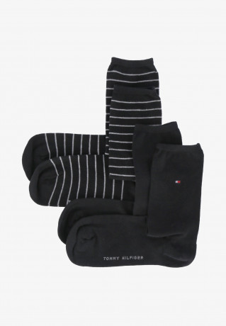 Tommy Hilfiger POCK OF 2 Socks schwarz weiss POCK OF 2 Носки черно-белый