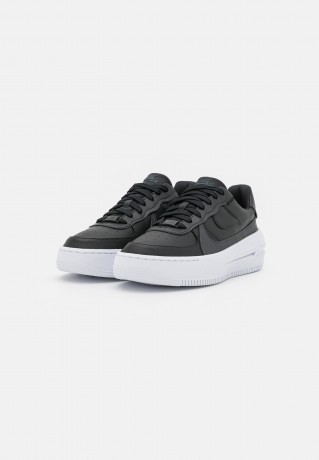 Nike Sportswear AIR FORCE 1 PLATFORM Sneaker low black/anthracite/white AIR FORCE 1 PLATFORM Низкие кроссовки женские черный/антрацит/белый