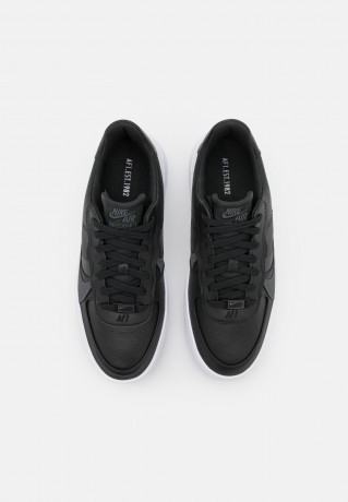 Nike Sportswear AIR FORCE 1 PLATFORM Sneaker low black/anthracite/white AIR FORCE 1 PLATFORM Низкие кроссовки женские черный/антрацит/белый