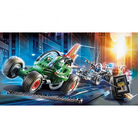 PLAYMOBIL PLAYMOBIL 70577 Polizei-Kart: Verfolgung des Tresorraubers PLAYMOBIL 70577 Police Kart: В погоне за грабителем сейфов