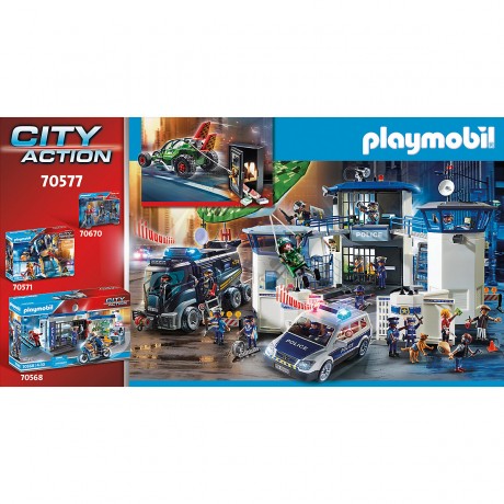 PLAYMOBIL PLAYMOBIL 70577 Polizei-Kart: Verfolgung des Tresorraubers PLAYMOBIL 70577 Police Kart: В погоне за грабителем сейфов