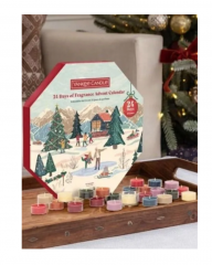Yankee Candle Адвент календарь &quot;24 Days of Fragrance&quot;, свечи 24 шт и подсвечник