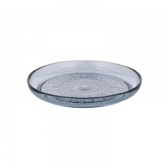 Bitz Bitz Kusintha - Glas blue Teller d: 25 cm Bitz Kusintha - Тарелка стеклянная синяя d: 25 см