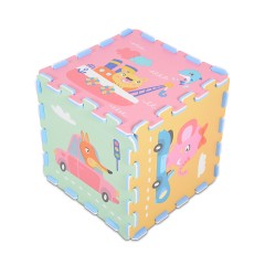 MONI Puzzlematte 9 teilig Teilegrosse 31 x 31 cm EVA-Schaum Puzzlematten Коврик-пазл 9 штук Размер 31 x 31 см Коврики-пазлы из пеноматериала EVA