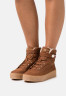 Tommy Hilfiger LACE UP Winter boots natural cognac LACE UP Зимние сапоги натуральный коньяк