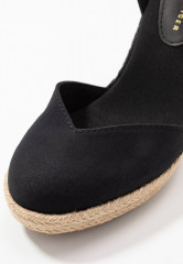 Tommy Hilfiger BASIC CLOSED TOE HIGH WEDGE High heeled sandals black BASIC CLOSED TOE HIGH WEDGE Босоножки на высоком каблуке черный