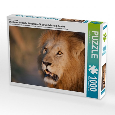 CALVENDO Puzzle CALVENDO Puzzle Emotionale Momente: Lowenkampf  Lowenliebe \/ CH-Version Пазл CALVENDO Puzzle Эмоциональные моменты: бой льва лев любовь / версия CH