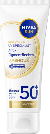 NIVEA SUN UV Gesicht Experte Anti-Pigmentflecken Sonnenschutz LSF 50+, 40 ml, Нивеа Солнцезащитный крем для лица, SPF 50+, Luminous630, против пигментных пятен, 40 мл