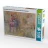 CALVENDO Puzzle CALVENDO Puzzle Der Leopard wurde im Licht der untergehenden Sonne fotografiert. Пазл CALVENDO Puzzle Леопард был сфотографирован в свете заходящего солнца.