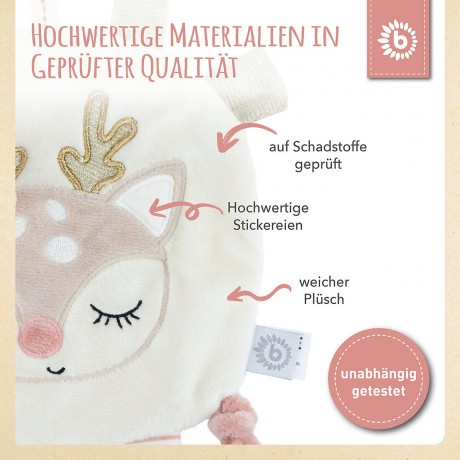 bieco Schmusetuch Baby mit Knistereffek Schnuffeltuch 36cm Greifspielzeug Knistertuch Schnuffeltucher Тканевое одеяло для младенцев с потрескивающим эффектом 36 см захватывающая игрушка одеяло из потрескивающей ткани