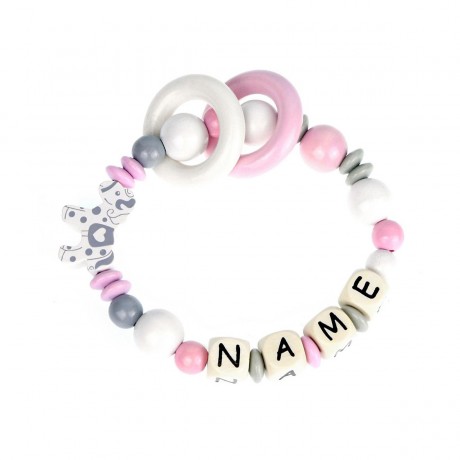 elefantasie Greifling Kleines Pony personalisiert mit Namen Игрушка-клатч Little Pony с именем