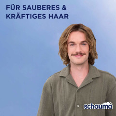 Schauma Shampoo For Men, 750 ml, Schauma мужской шампунь For Men с экстрактом хмеля и провитамином B5, 750 мл