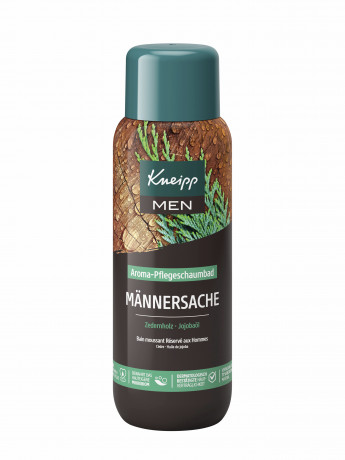 Kneipp Aroma-Pflegeschaumbad Maennersache, 400 ml, Kneipp мужская ароматная пена для ванны Maennersache с кедровым маслом и маслом жожоба, 400 мл