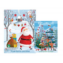 Windel Veganer Adventskalender, Windel веганский адвент-календарь 2026 с 24 шоколадными фигурками, 75 г