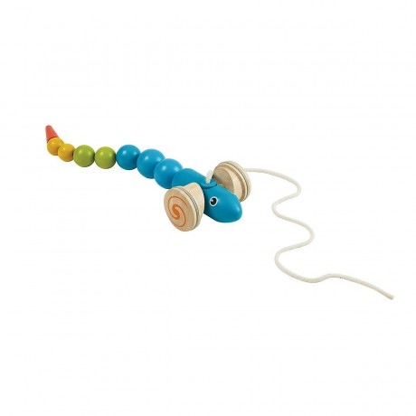 PLANTOYS Push+Pull Nachziehtier Schlange Nachziehspielzeug Игрушка «тяни-толкай-тяни-вдоль змеи»