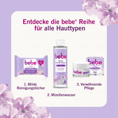 bebe Mildes Mizellenwasser, 400 ml, bebe мягкая мицеллярная вода с розовой водой для лица и глаз, 400 мл