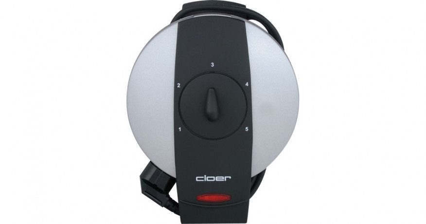 Cloer Cloer Waffeleisen 1629 silber/schwarz, 930 Watt silber/schwarz Вафельница Cloer 1629 серебристый/черный, 930 Вт