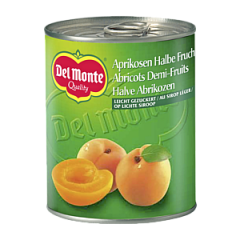 Del Monte Абрикосы, половинки фруктов в сиропе 135г