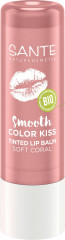 SANTE Smooth Color Kiss Soft Coral, 4.8 g, Санте Оттеночное средство для губ Smooth Color Kiss, оттенок Soft Coral, коралловый, 4,8 г
