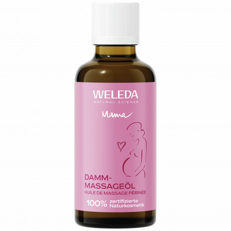 WELEDA MAMA Damm Massageoel, 50 ml, Масло Mama для массажа промежности при подготовке к родам, с 34-й недели беременности, 50 мл