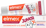 elmex Zahnpasta Junior Kariesschutz Professional, 75 ml, Детская зубная паста Junior Kariesschutz Professional с кальцием и фторидом, 6–12 лет, 75 мл