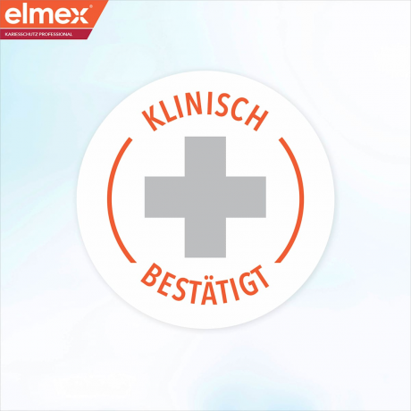 elmex Zahnpasta Junior Kariesschutz Professional, 75 ml, Детская зубная паста Junior Kariesschutz Professional с кальцием и фторидом, 6–12 лет, 75 мл