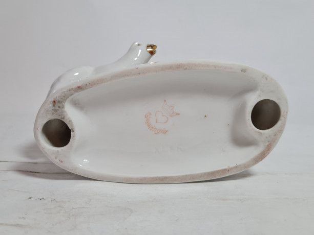 Фигурка винтажная Thuringen "Токающие глухари", фарфор, 12 см, Германия, 1970-80гг.