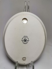 Pirken Hammer Gentlemen, Пиркен Хаммер Декоративная винтажная тарелка "Возвращение домой", фактурный фарфор, 14см х 11см, Чехословакия 1950г.