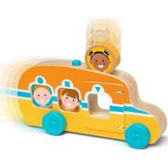 Melissa  Doug GO Tots Bus Rollen  Hupfen GO Tots Bus Rolling Hopping