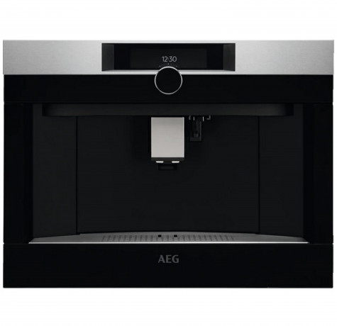 AEG AEG Einbau-Kaffeevollautomat KKK994500M, Premium-Drehwahler mit Beruhrungssensor Antifinger Edelstahl-Beschichtung 2 Heizsysteme fur eine optimale Bruhtemperatur und Dampfausgabe Встраиваемая полностью автоматическая кофемашина AEG KKK994500M, поворо