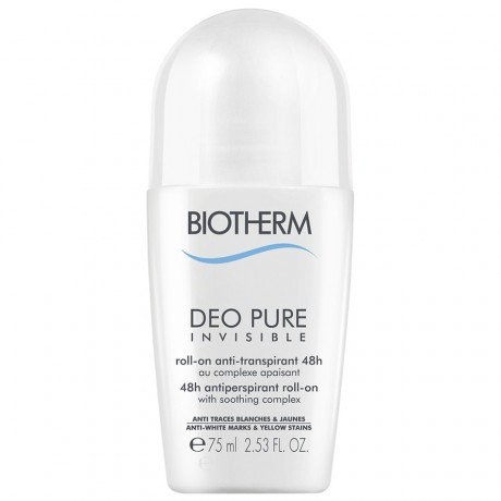 Biotherm Deo Pure Invisible Roll-on 48H 75ml  Дезодорант Pure невидимый шариковый 48ч 75мл