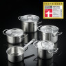 Fissler Fissler Topfset 5-tlg. ORIGINAL-PROFI COLLECTION 2 silber Набор горшков Fissler, 5 штук. ОРИГИНАЛЬНАЯ ПРОФЕССИОНАЛЬНАЯ КОЛЛЕКЦИЯ 2