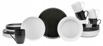 Van Well Van Well Kombiservice 24-tlg. BLACK AND WHITE weiss/schwarz Комбинированный сервиз Van Well 24 шт. ЧЕРНОЕ И БЕЛОЕ
