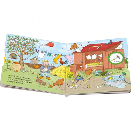 Ravensburger Wo ist bloss...? Mein Bauernhof-Buch zum Sachen suchen Где это находится...? Моя фермерская книга для поиска вещей