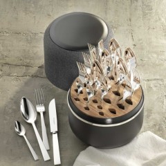 Robbe &amp; Berking Robbe &amp; Berking Riva - 925 Sterling Silber The Box inklusive 24-tlg. Menubesteck-Set Robbe &amp;amp; Berking Riva - Серебро 925 пробы Коробка, включающая 24 шт. Набор столовых приборов