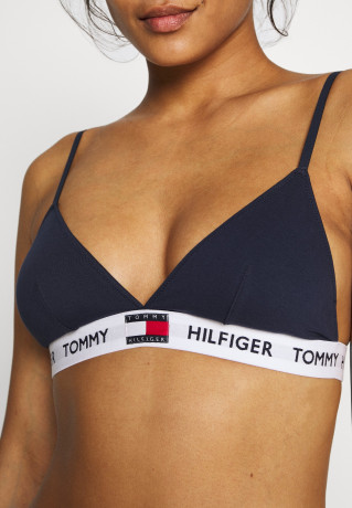 Tommy Hilfiger PADDED BRA Triangle bra navy blazer БЮСТГАЛЬТЕР С ПОДКЛАДКАМИ Бюстгальтер с треугольными чашечками темно-синий блейзер
