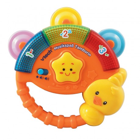 Vtech Musikspass Tamburin Музыкальный веселый бубен