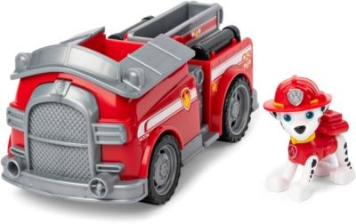 Spin Master PAW Patrol Feuerwehr-Fahrzeug mit Marshall-Figur (Basic Vehicle\/Basis Fahrzeug) Пожарная машина PAW Patrol с фигуркой Маршалла (базовый автомобиль/базовый автомобиль)