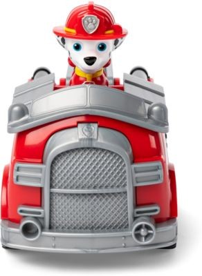 Spin Master PAW Patrol Feuerwehr-Fahrzeug mit Marshall-Figur (Basic Vehicle\/Basis Fahrzeug) Пожарная машина PAW Patrol с фигуркой Маршалла (базовый автомобиль/базовый автомобиль)
